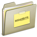 Light Brown Documents Icon